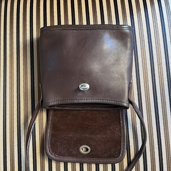 Vintage Coach TANGO flap 9049 mahogany with nickel - Picture 8 of 14